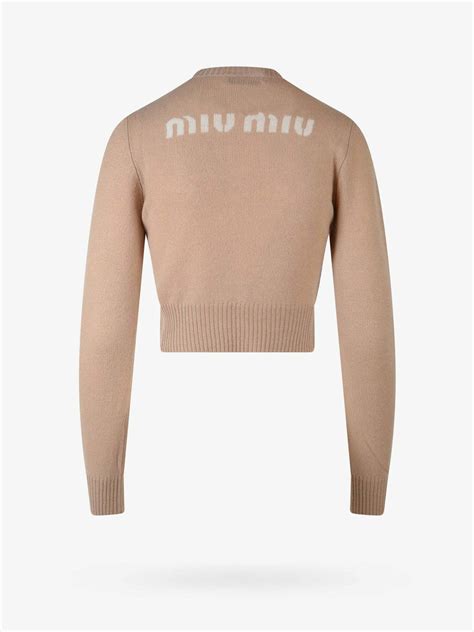 miu miu cropped sweater|miumiu sweaters for women.